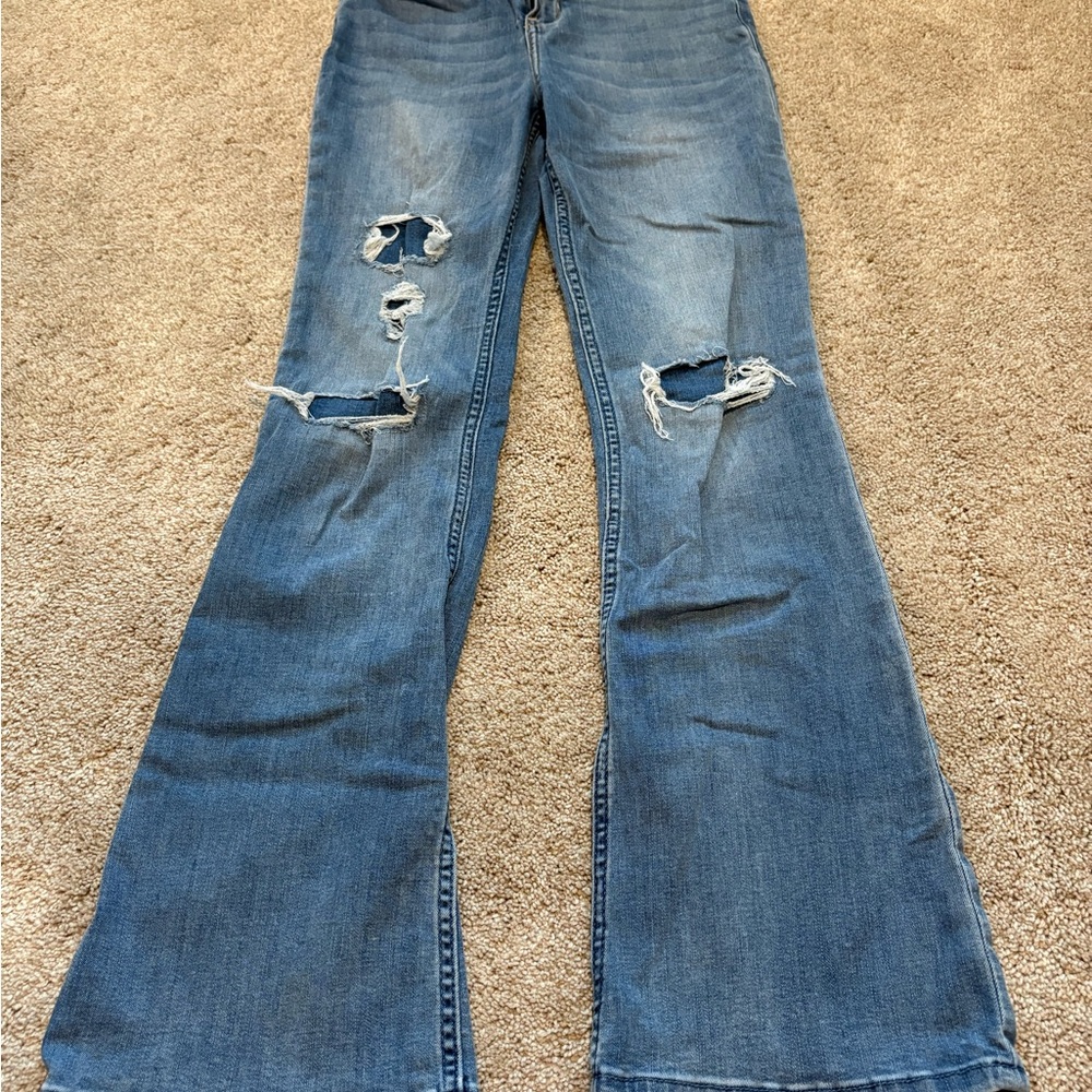 Abercrombie Kids High Rise Flair Jean